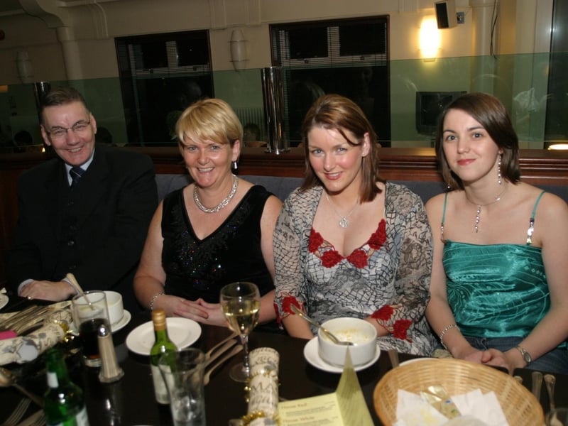 Christmas parties in Derry in December 2003.