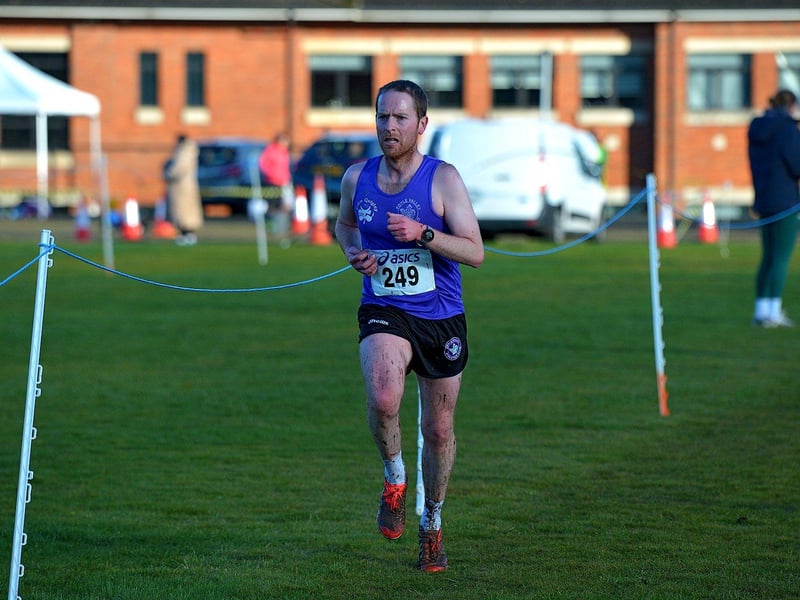 Foyle Valley’s Pius McIntyre (249). Photo: George Sweeney. DER2301GS – 35