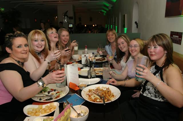 Party celebrations back in April 2004.