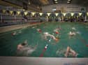 A previous Swimathon event at the City Baths, William Street when it was open. DER1416MC034