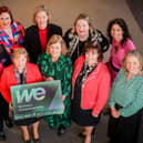 InterTradeIreland, in partnership with Invest Northern Ireland and Enterprise Ireland, is launching three new programmes to enable women-led businesses to grow, innovate and scale.   Pictured are (back L-R), Sarah Mallon, Enterprise Ireland, Emma Early Murphy, Network Ireland, Denise McQuaid, AwakenHub, Máirín Murray, TechFoundHer; Roisin McDermott, Women in Business NI and (front L-R) Elaine Patterson, InterTradeIreland, Mary Gormley, Invest Northern Ireland, Michelle Billham, InterTradeIreland and Carol Gibbons, Enterprise Ireland..
