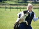 Shannon Conn with her sheepdog Harry