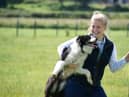 Shannon Conn with her sheepdog Harry