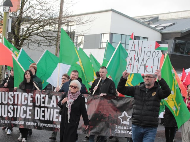 Bloody Sunday March attendees. (Photo - Deirdre Heaney, nwpresspics)