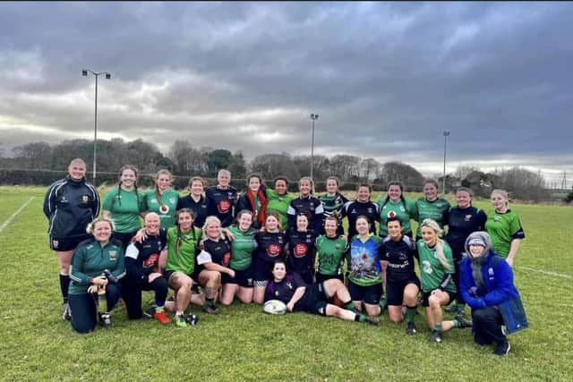 The City of Derry Women's Rugby team.