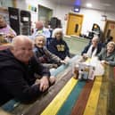 Some of the attendees at Thursday's 'Human Library' event in Creggan pictured with OLT's Sinead Devine.