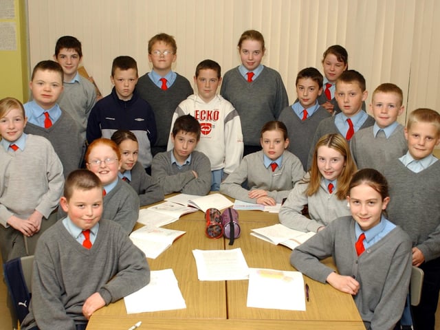 Pupils from St Brigid's.