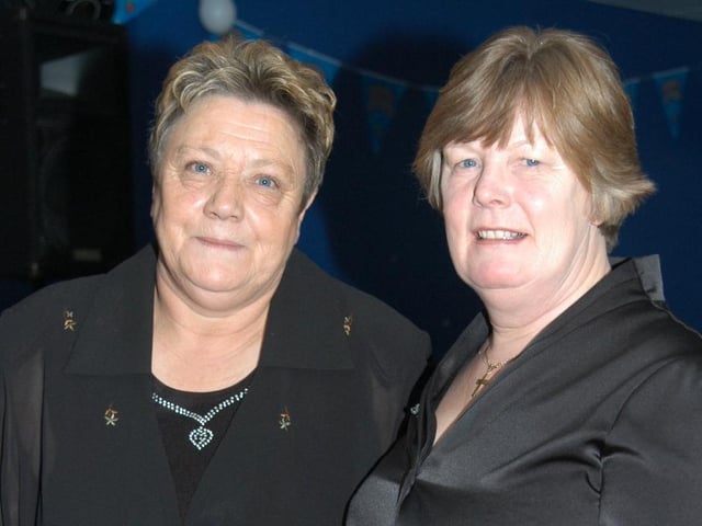 Parties and celebrations in February 2005: Betty & Johnny McDaid anniversary.