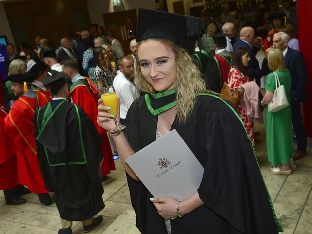 Shannon Hamill from Lurgan who graduated in Computer Science.
