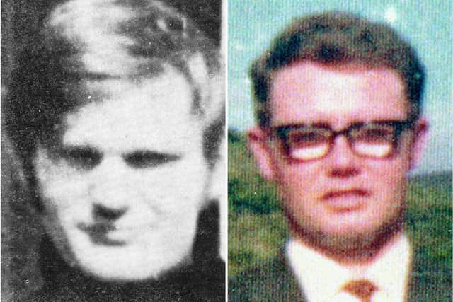 James Wray (left) and William McKinney. Bloody Sunday Trust.