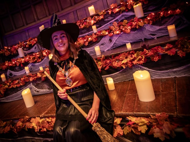 Mayor's Halloween Tea Dance at the Guildhall.