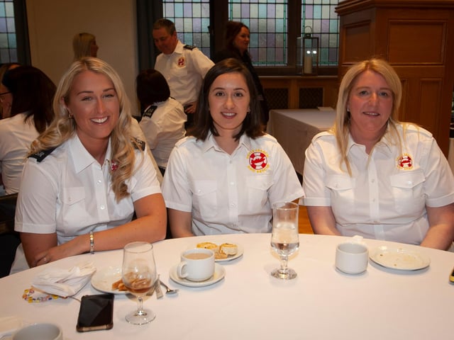 Enjoying the reception for Foyle Search and Rescue.