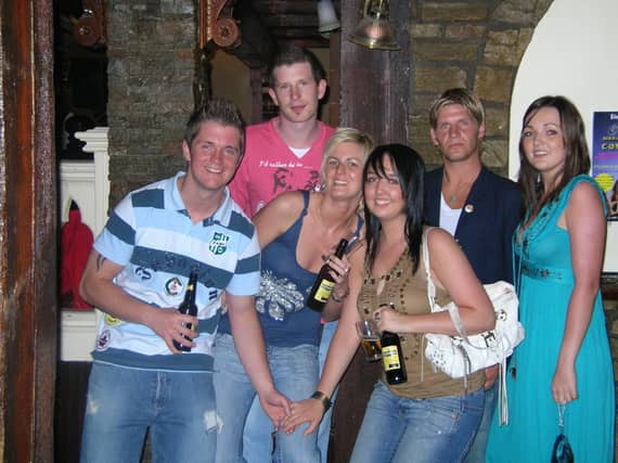Pictured are people enjoying a night out at Café Roc.