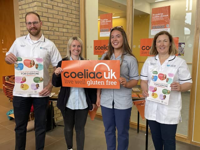 Warren Edwards, Community Team Lead Dietitian; Jenni McLaughlin, Personal Secretary; Aine O’Hagan, Nutrition Student, Ulster University; Joy Whelan, Advanced Practice Dietitian.