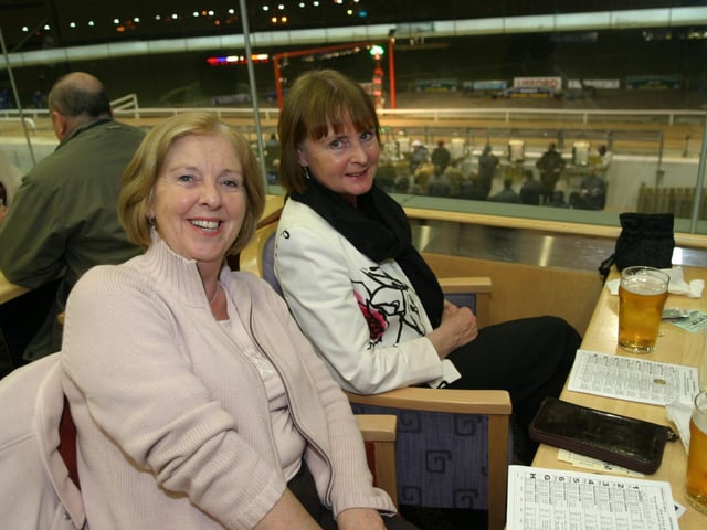 Derry and Donegal people enjoying a night at the Lifford Races in 2004.