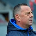 Institute manager Brian Donaghey hopes his side can get a positive result at Ballinamallard United.  Picture: by George Sweeney
