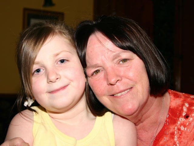 Birthday Girl Janet O Donnell with Grandaughter Nuala at her party in the Arygle Arms 4750dd : .