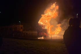 Bogside bonfire.