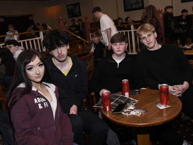 Bridgeen, Kian, Oisin and Thomas pictured at the St Joseph's ABC annual show at the Gransha Club.