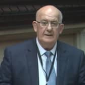 Willie Hay speaking in the British House of Lords Grand Committee as he backed a draft order extending the provisions in the Justice and Security (NI) Act 2007.