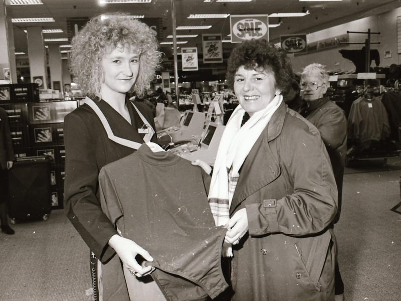 Dunnes Stores staff and customers in the Richmond Centre back in 1993.