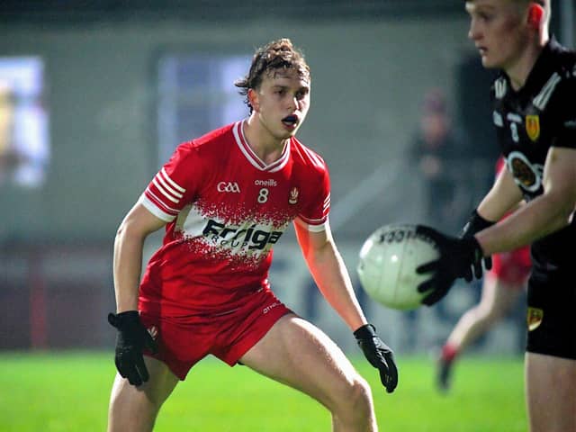 Steelstown's Donncha Gilmore started both McKenna Cup group games against Cavan and Down. Photo: George Sweeney