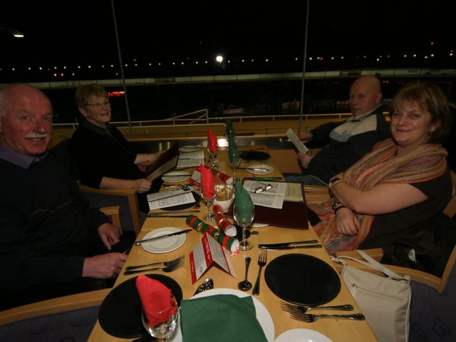 Pictured from left - Kieren Quinn , Dorothy Quinn , Noel Laverty , Mary Laverty. : Parties in December 2005.