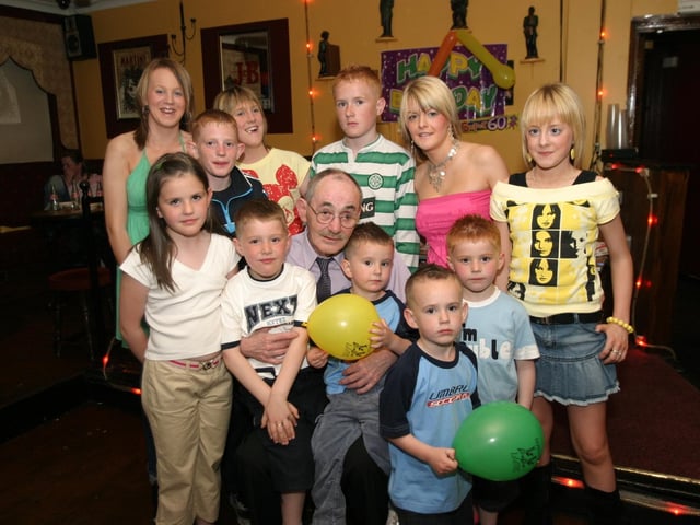 Party celebrations back in June 2004.