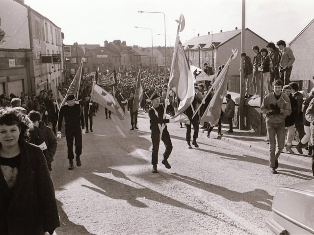 Devine Breslin Memorial March in Strabane.