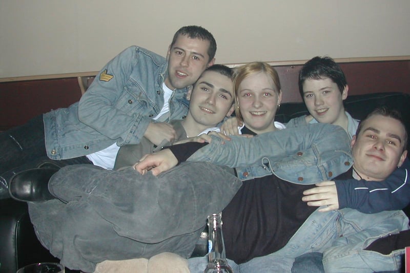 A night out at Pepes back in February 2003.