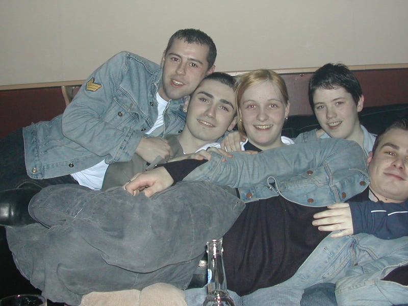 A night out at Pepes back in February 2003.