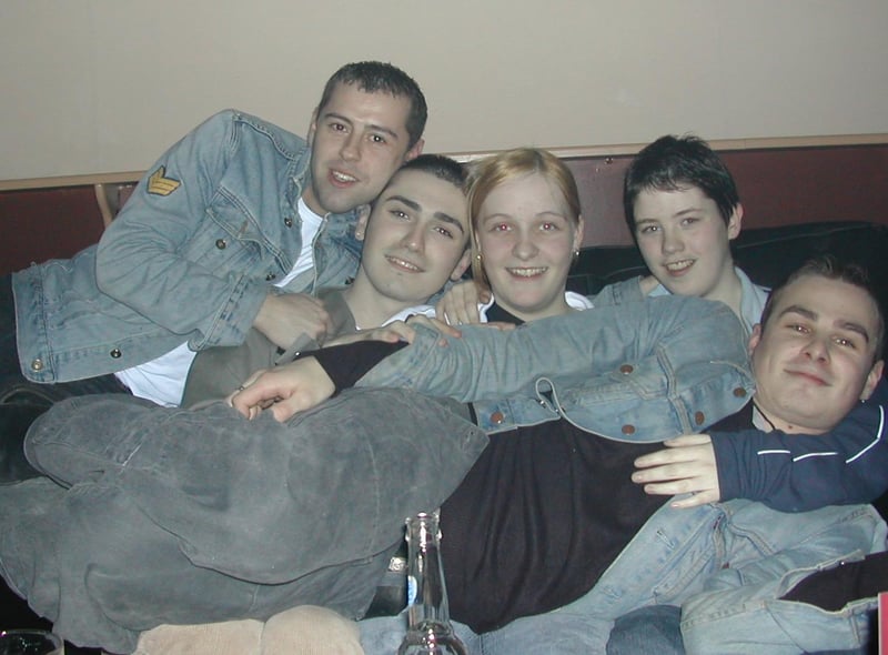 A night out at Pepes back in February 2003.