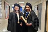 The Mayor of Derry City and Strabane District Council, Cllr Lilian Seenoi Barr and the Cathaoirleach of Donegal County Council, Cllr Niamh Kennedy were in the United States this week where they were awarded Honorary Doctoral degrees from the Worcester State University.