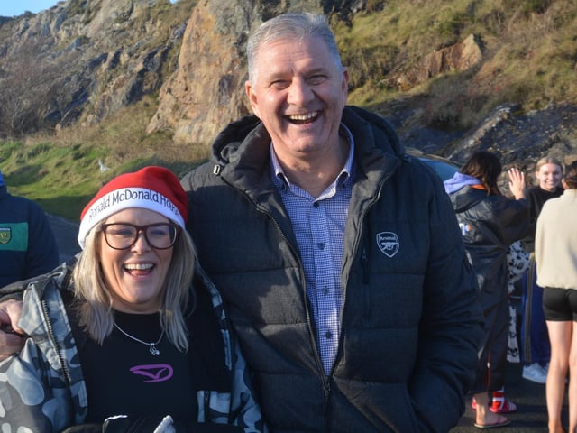 Malin Head St Stephen's Day Swim in aid of Malin Head Community Association Ltd and Ronald McDonald House. Pictures: Malin Head Community on Facebook:Malin Head St Stephen's Day Swim