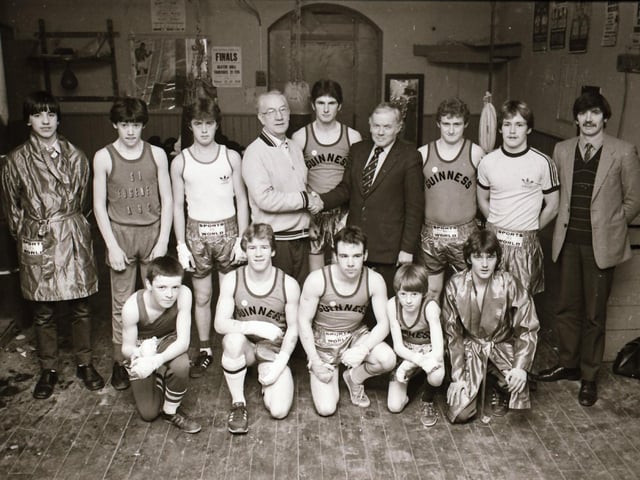 Guinness sponsors St Eugene's Boxing Club.