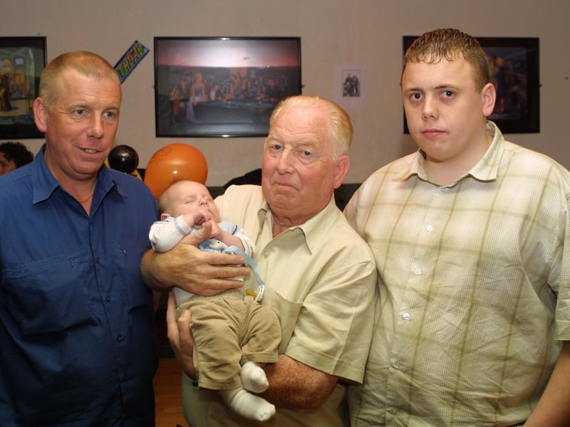 Pictures of birthdays, fundraisers and pub outings in July 2003