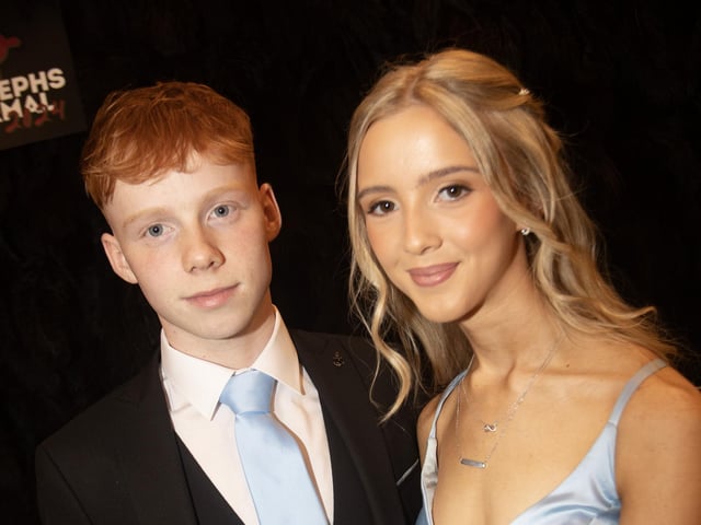 Ethan Devine and Abbie Archibald pictured at the St. Joseph's Annual School Formal at the City Hotel on Friday night.