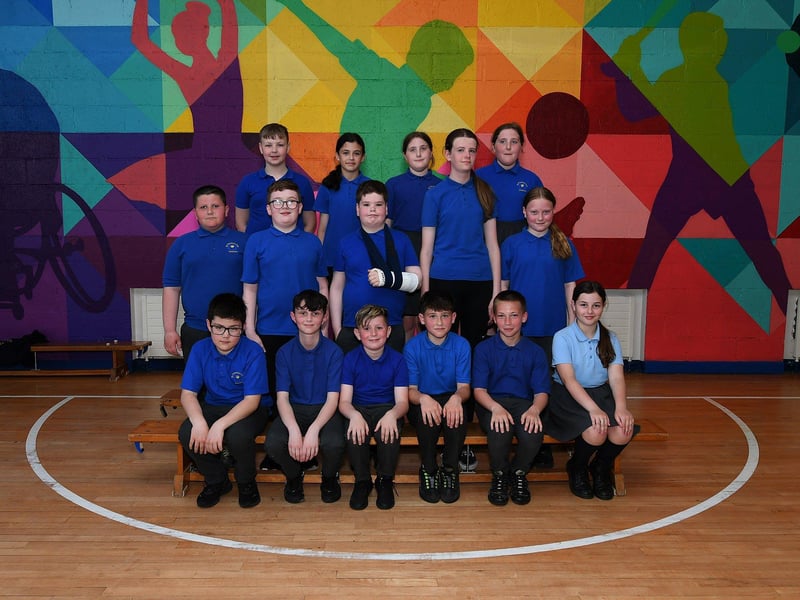 Miss McCauley’s P7 class at St Therese Primary School.
