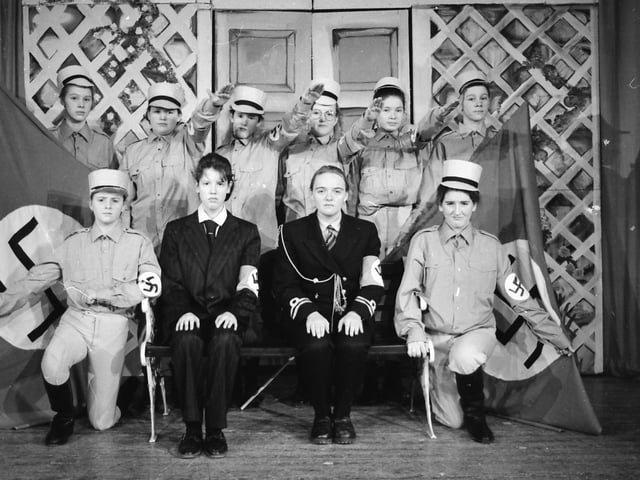 Some of the cast from a St. Mary's production of The Sound of Music.