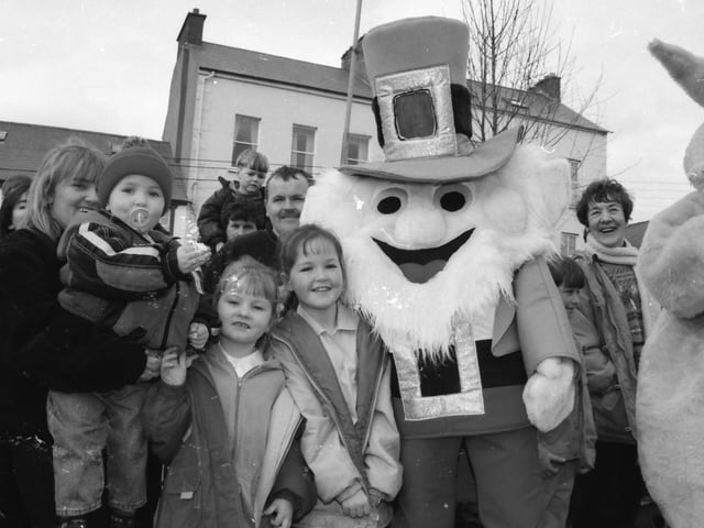 The St. Patrick's Day parade in Moville in 1998.