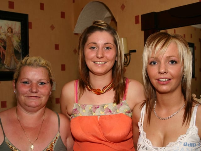 Left to right Mum Helen cousin Natasha and birthday girl Shauna Burke pictured on her 21st 8389dd : .