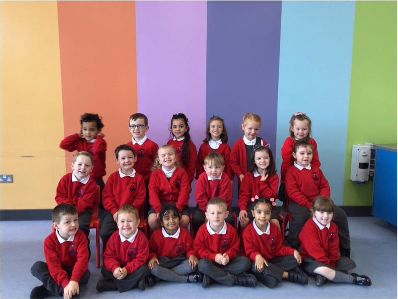 Mrs Buchanan’s P1 class, Lisnagelvin Primary School.