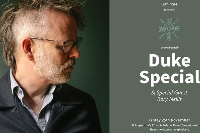 Duke Special and Special Guest Rory Nellis in St Augustine's Church on the Walls on Friday, November 25.