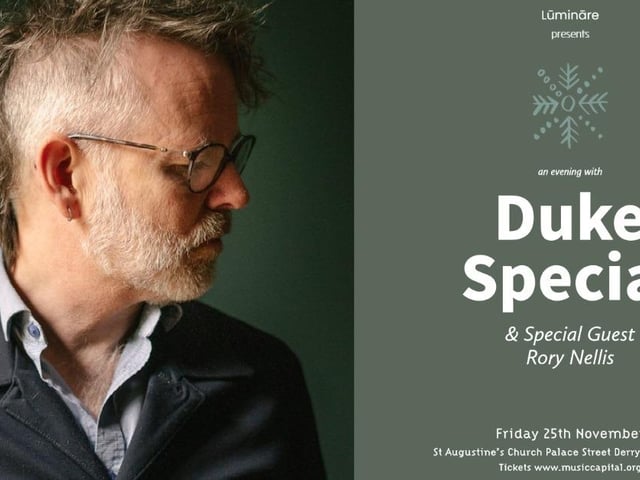 Duke Special and Special Guest Rory Nellis in St Augustine's Church on the Walls on Friday, November 25.