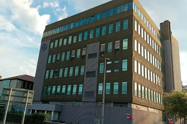 The BT office in Derry