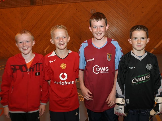 A game of football for Connor O'Doherty's birthday.