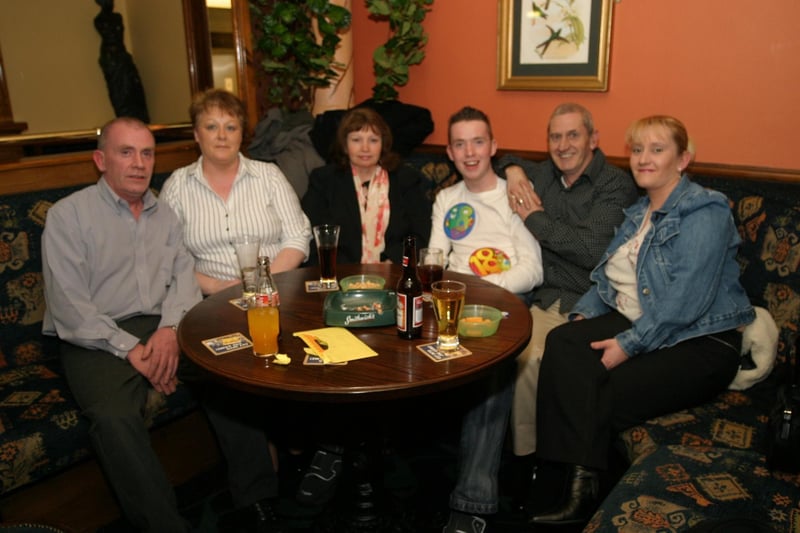 Party celebrations back in 2004: Gareth Coyle