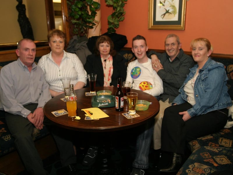 Party celebrations back in 2004: Gareth Coyle