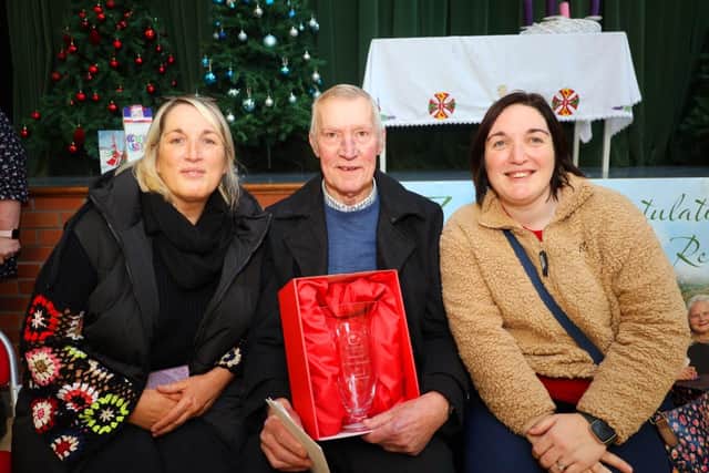 St Cecilia’s caretaker Tony Morrison retired on Thursday after 47 years in the school.