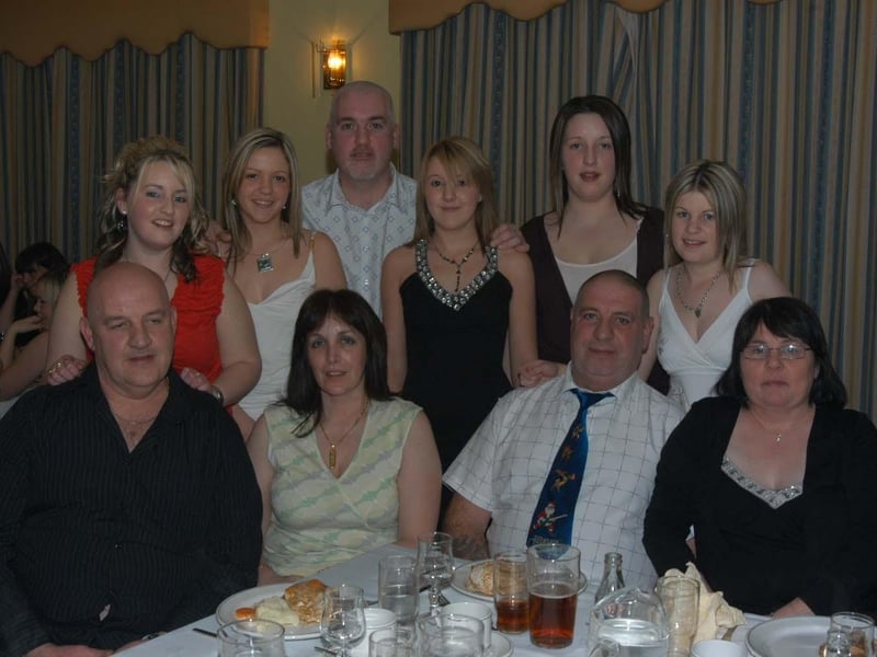 Paul O'Brien, Laura O'Brien, Leanne Holmes, Uel Cooke, Bernie Tolley, Robert Cooke, Sandra Cooke, Deborah Cooke, Trudi and Samantha Cooke.